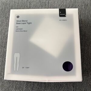 Lululemon Merino Wool-Blend base layer Tight 28” - purple